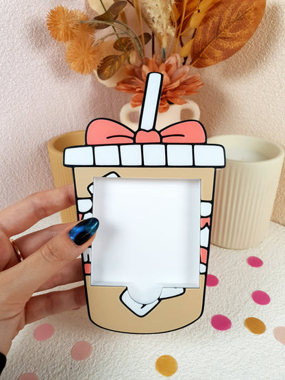 3D Printed Iced Coffee Sticky Notes & Notepad Holder