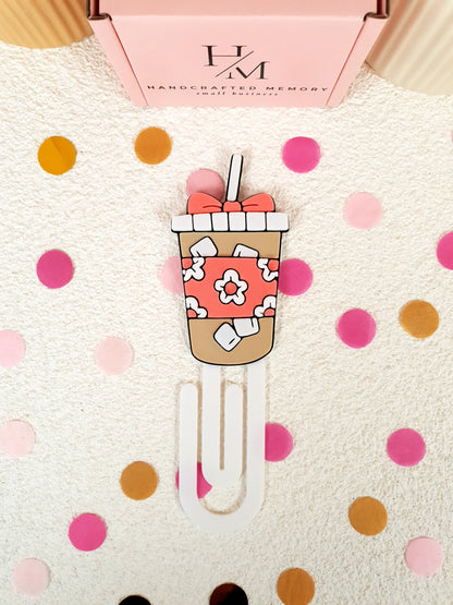 3D Printed Iced Coffee Paper Clip