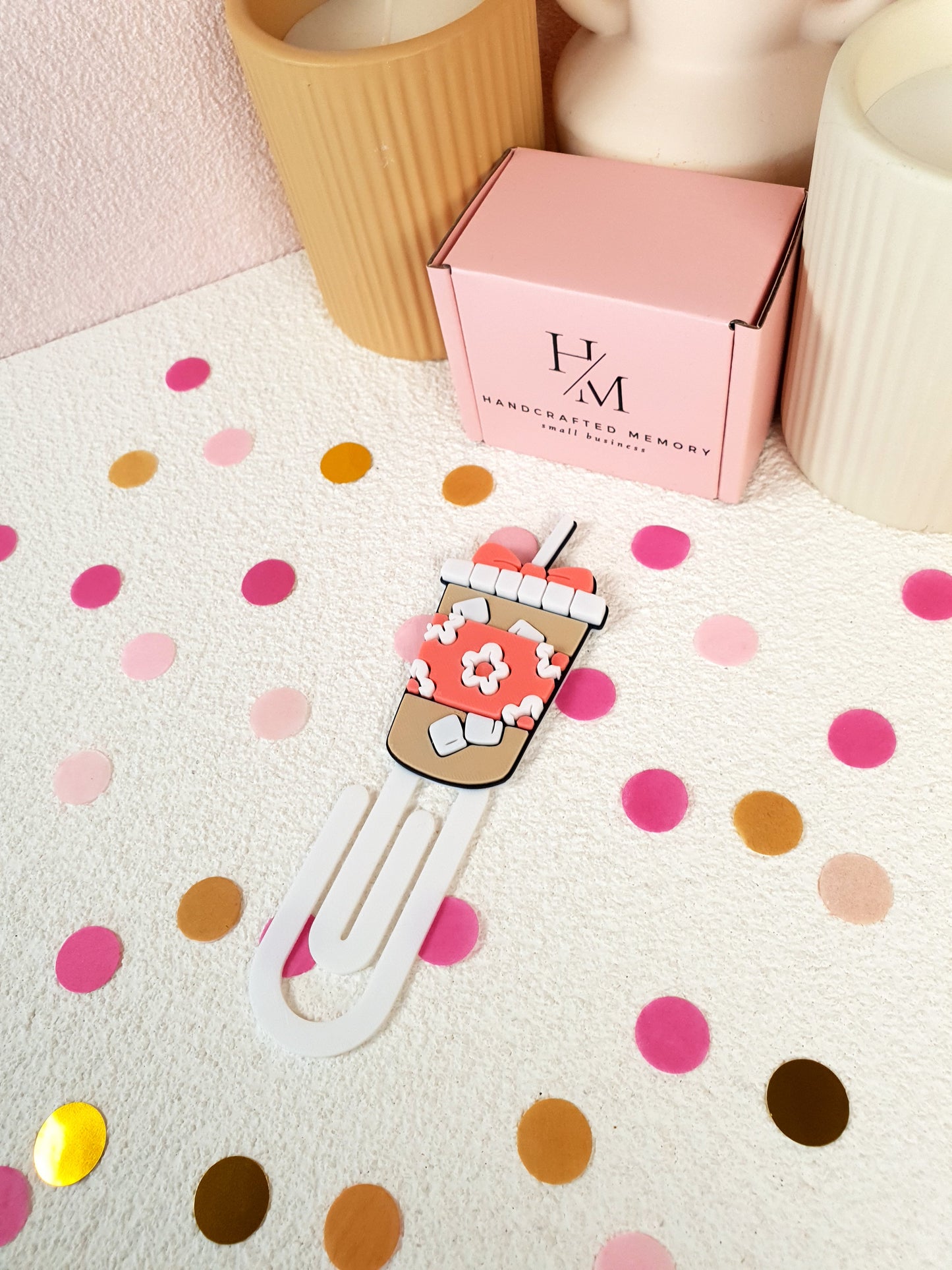 3D Printed Iced Coffee Paper Clip