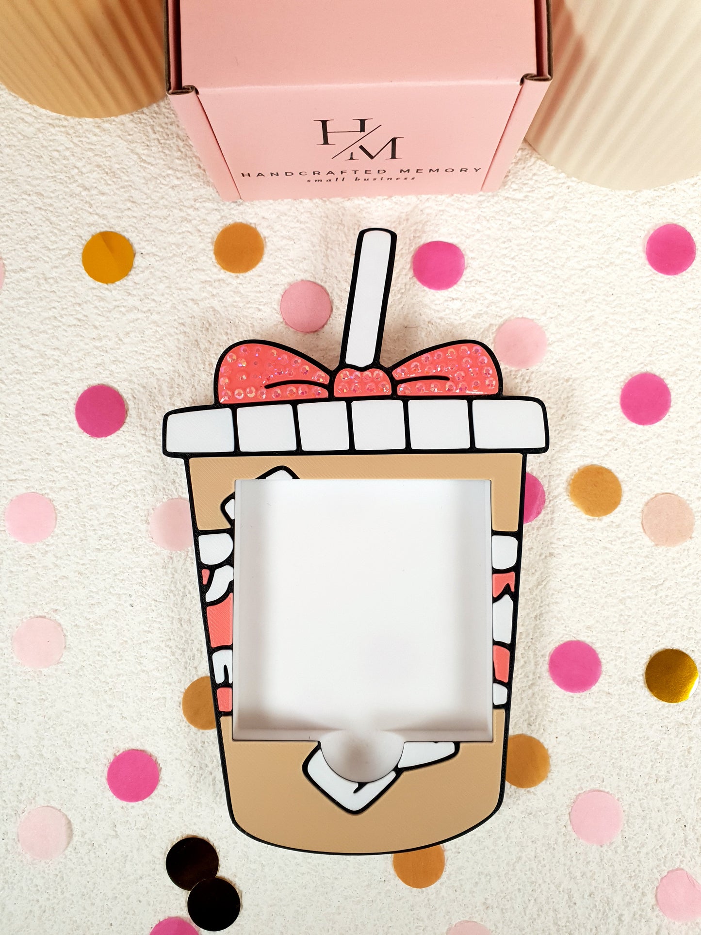 3D Printed Iced Coffee Sticky Notes & Notepad Holder