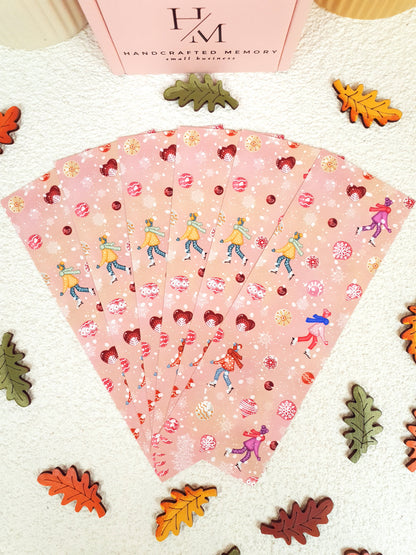 Christmas Market Traditional Bookmark Set or Individual