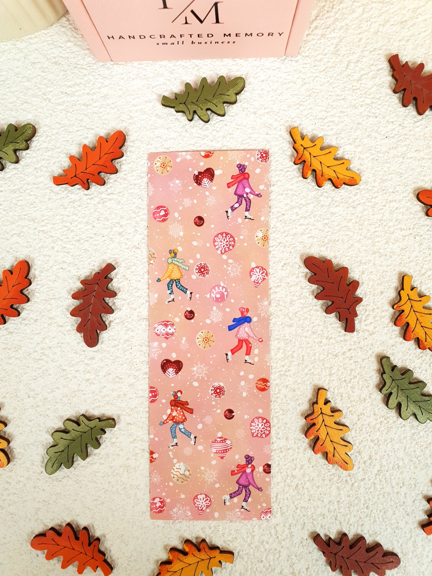 Christmas Market Traditional Bookmark Set or Individual