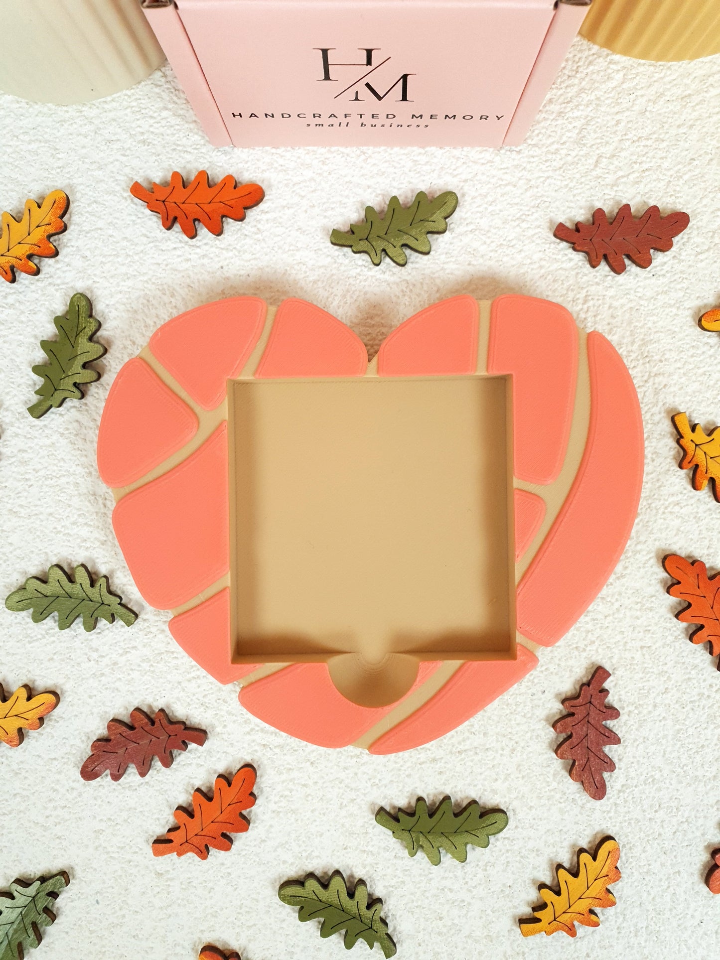 3D Printed Concha Heart Sticky Notes & Notepad Holder