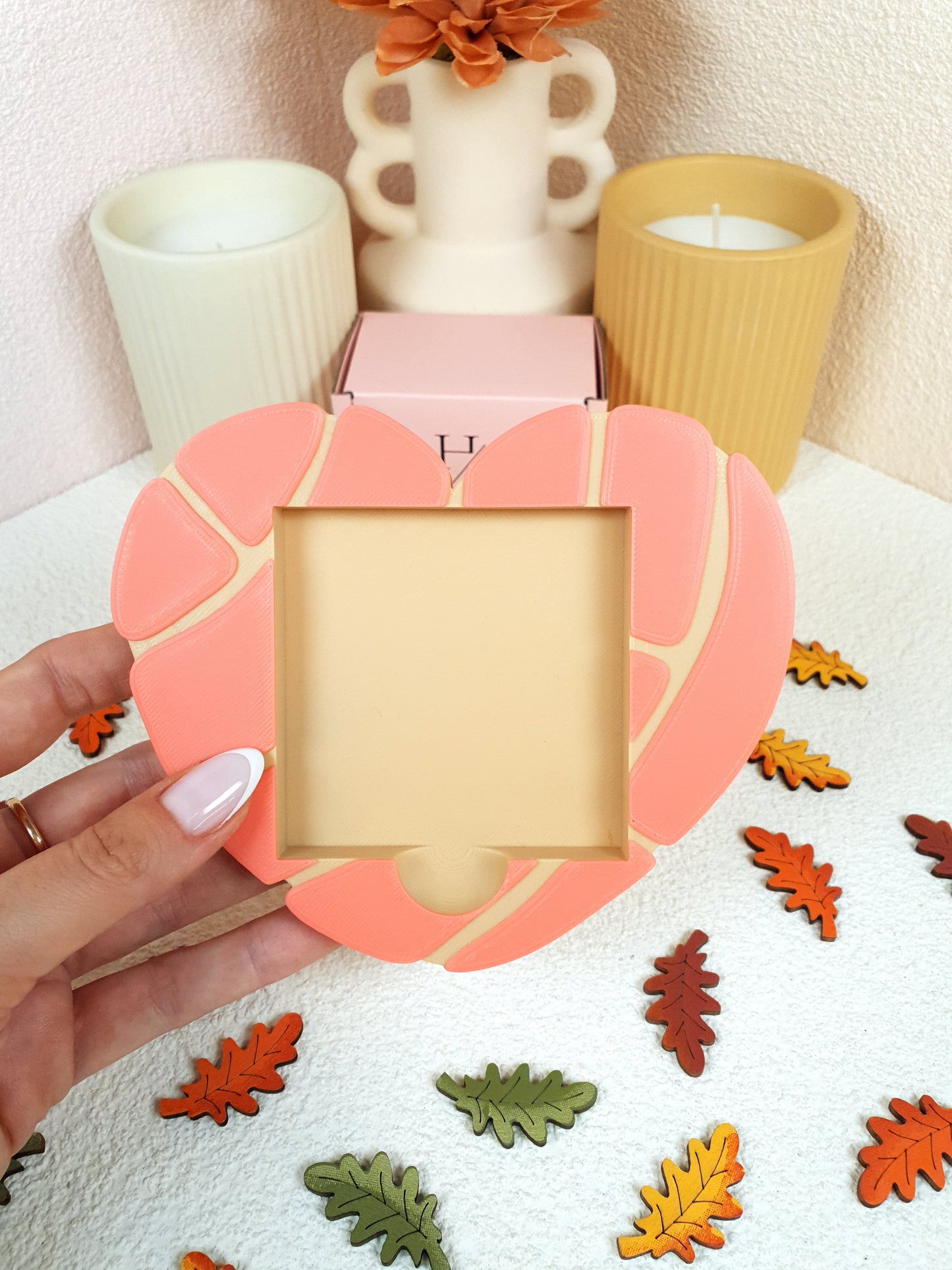 3D Printed Concha Heart Sticky Notes & Notepad Holder