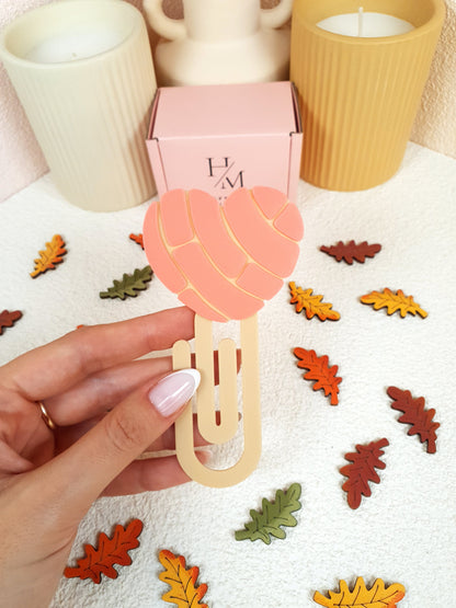 3D Printed Concha Heart Paper Clip