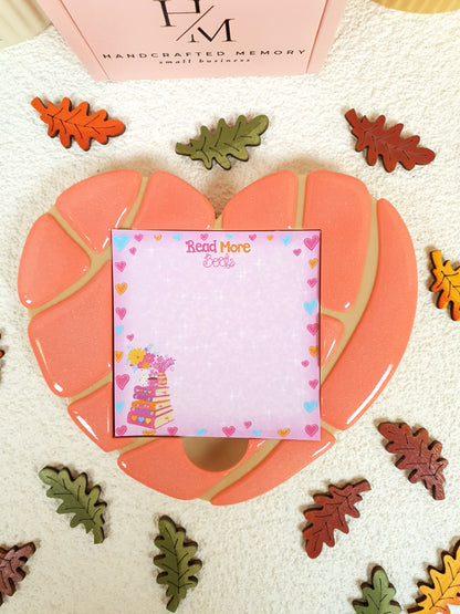 3D Printed Concha Heart Sticky Notes & Notepad Holder