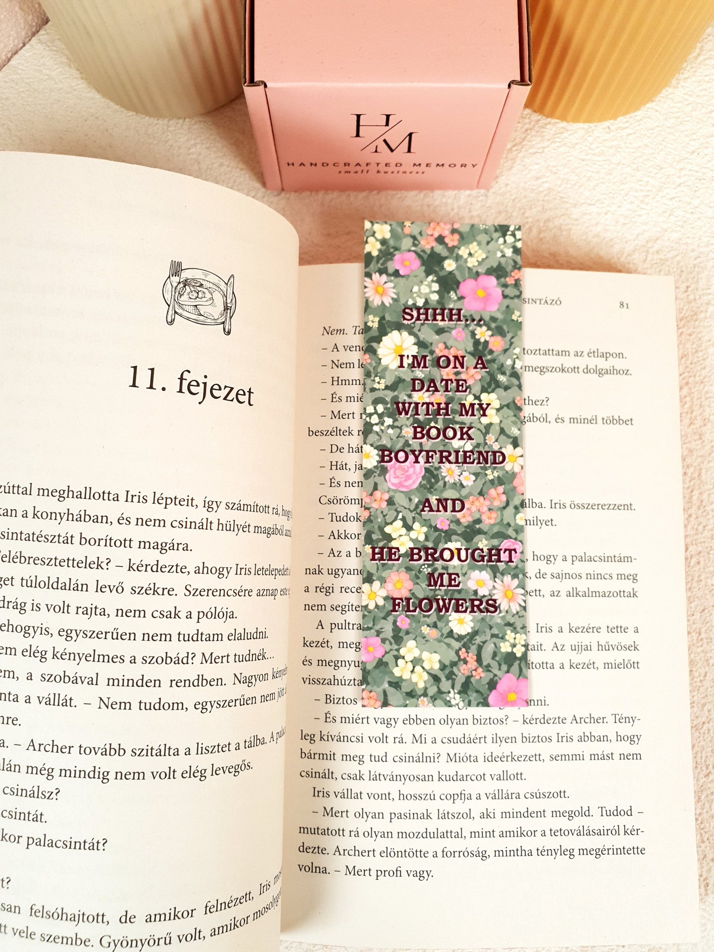 Date With My Book Boyfriend Traditional Bookmark