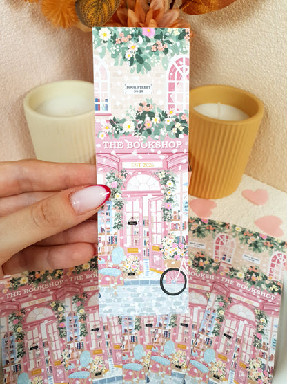 Spring Bookshop Traditional Bookmark