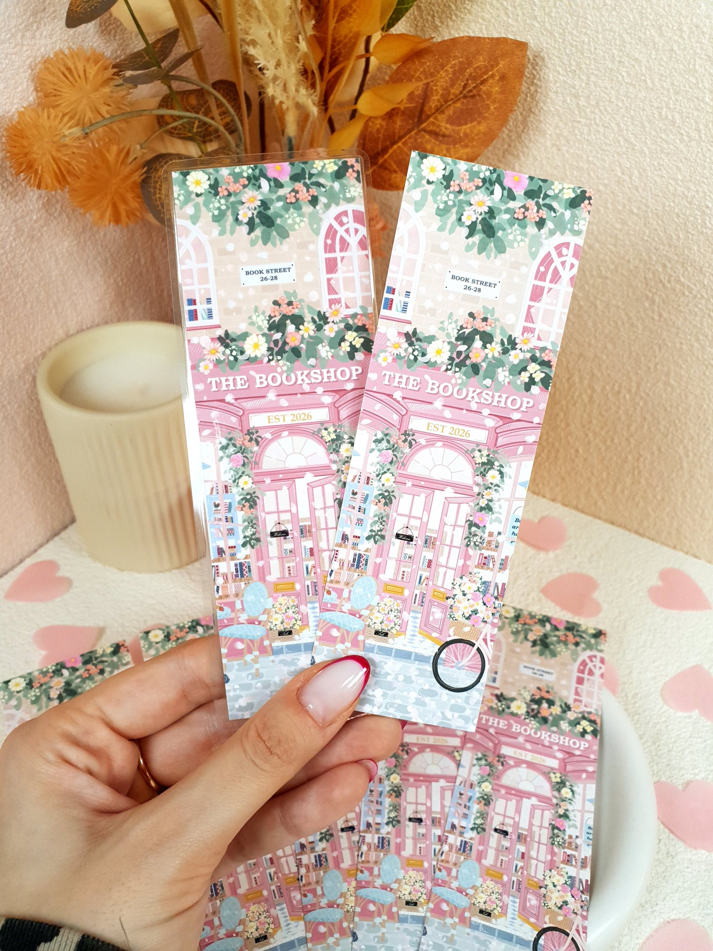 Spring Bookshop Traditional Bookmark