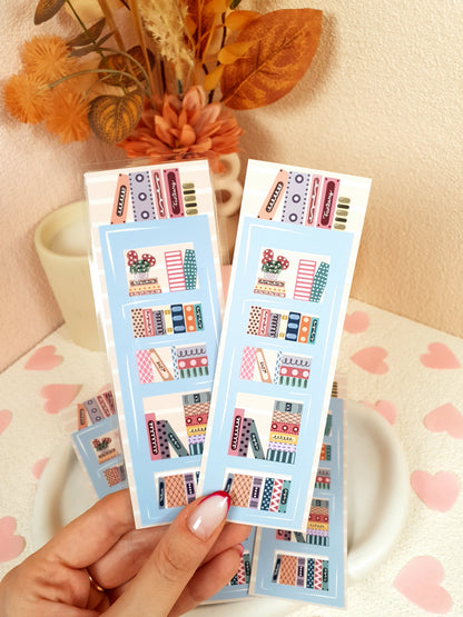 Cozy Reading Bookshelves Traditional Bookmark