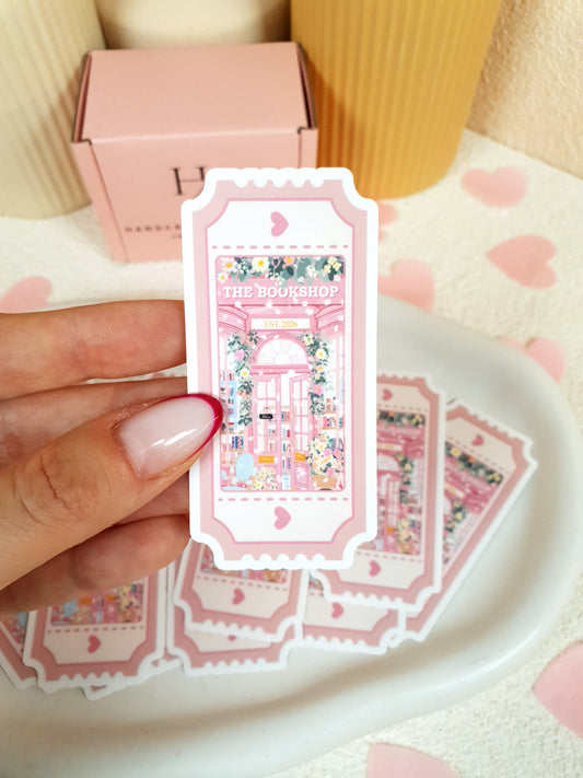 Spring Bookshop Vinyl Sticker