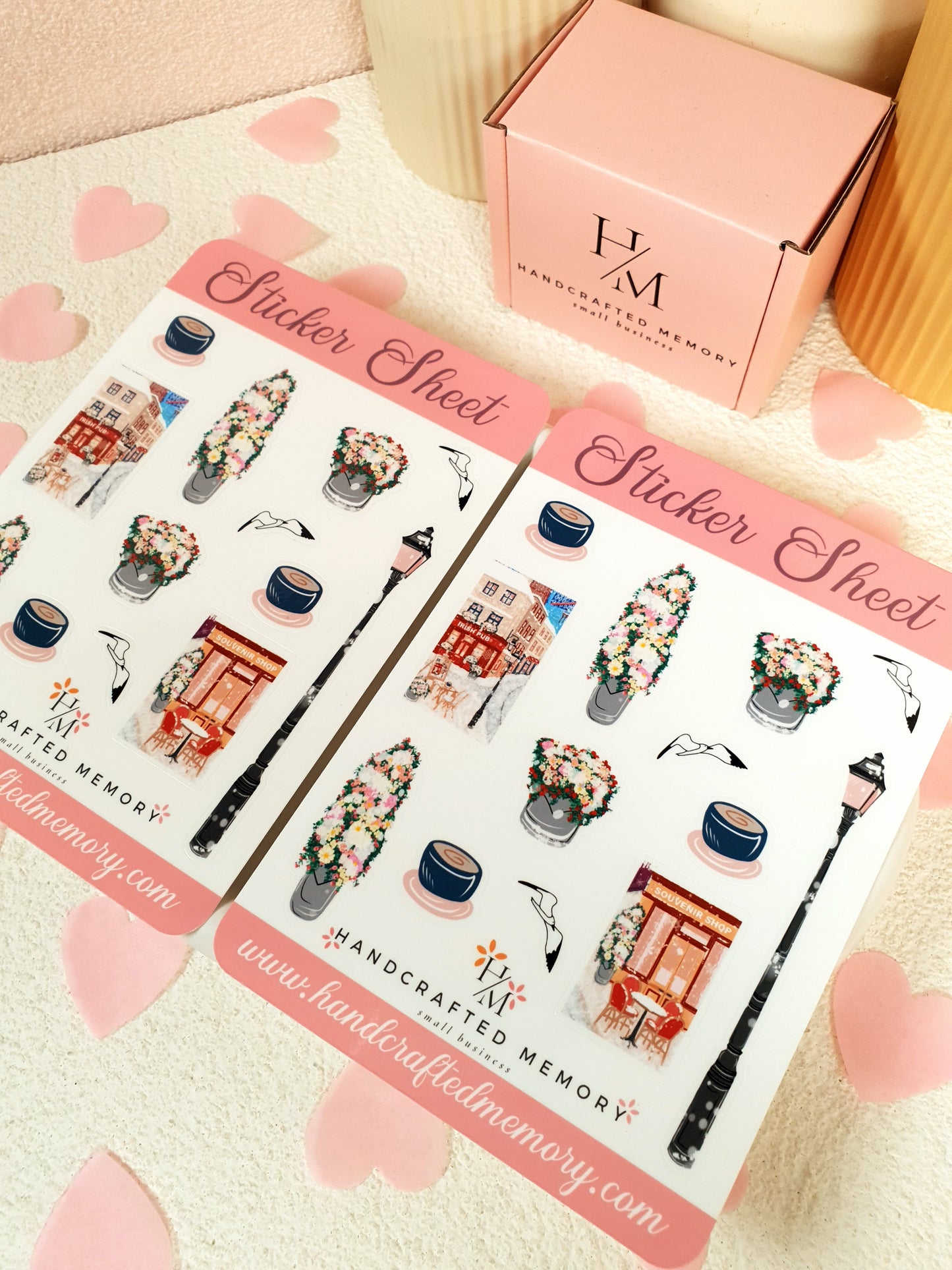 Blackpool in Winter Sticker Sheet
