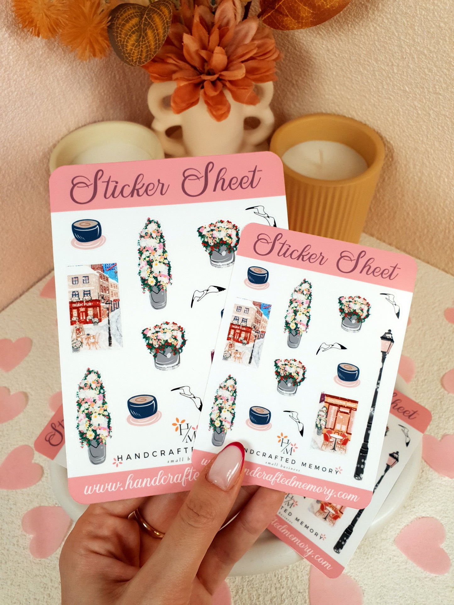 Blackpool in Winter Sticker Sheet