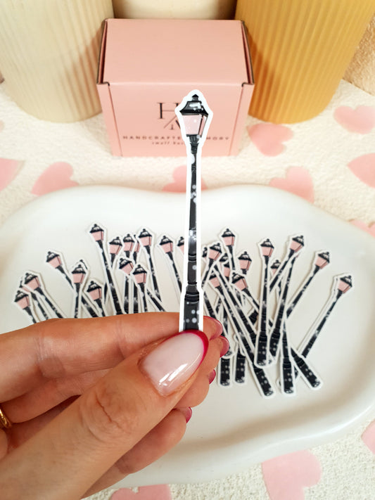 Cozy Lantern Light Vinyl Sticker