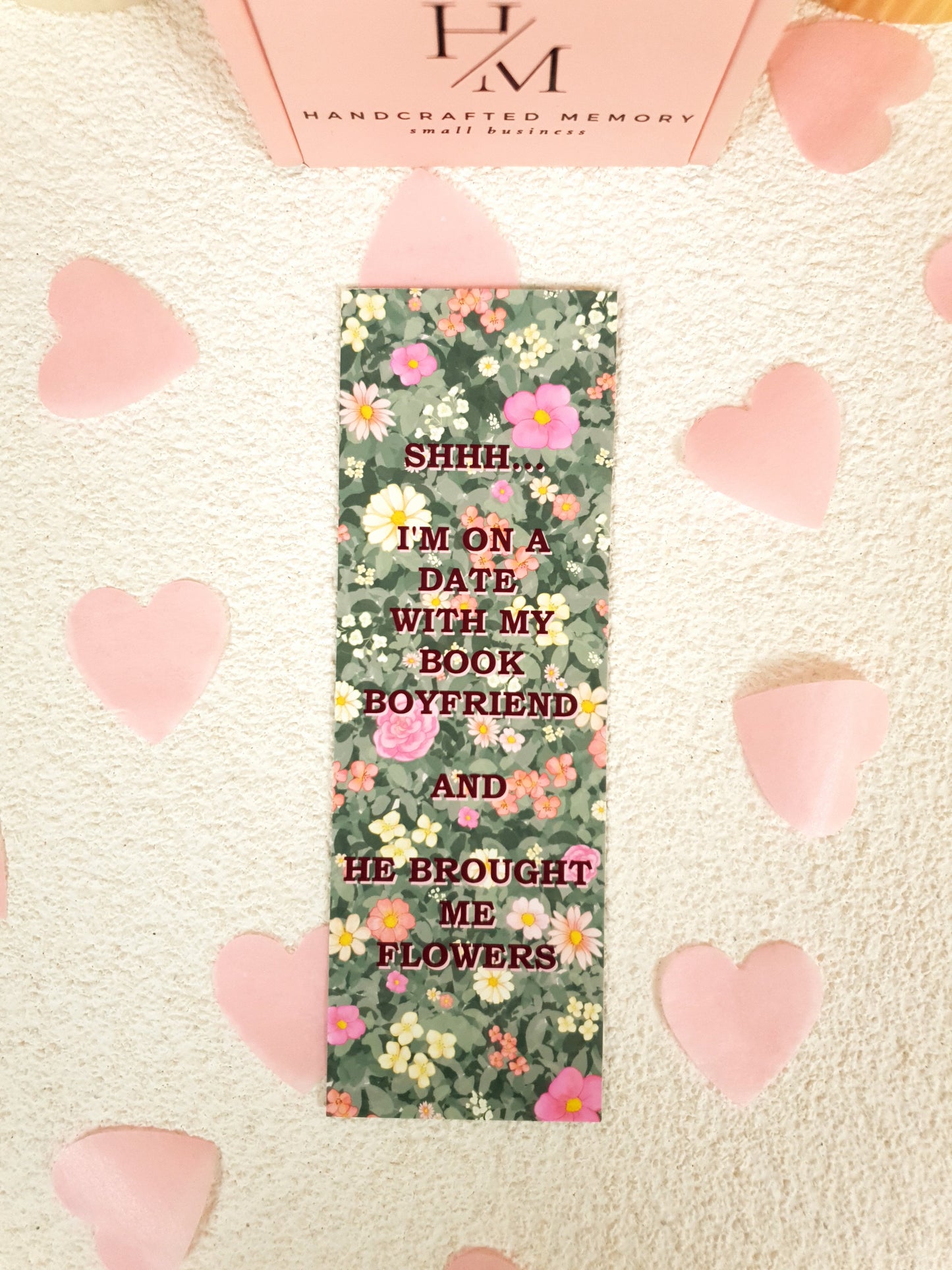 Date With My Book Boyfriend Traditional Bookmark