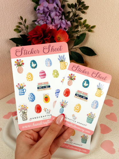 Easter Bloom Sticker Sheet