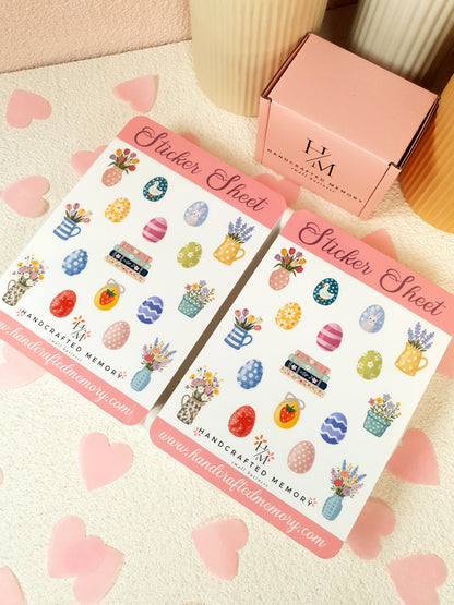 Easter Bloom Sticker Sheet