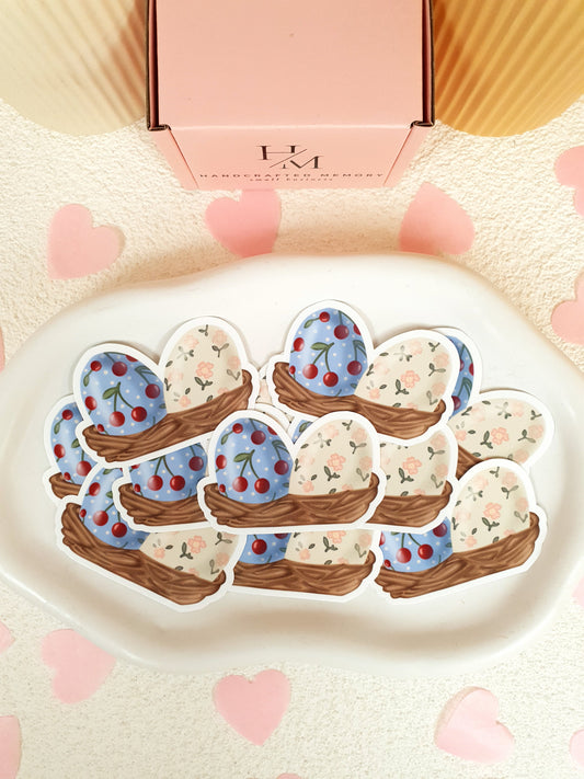 Nest Eggs Vinyl Sticker