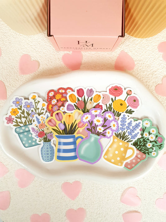 Spring Flowers Vinyl Sticker