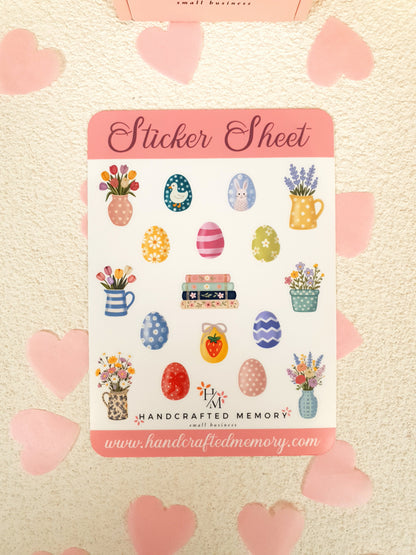 Easter Bloom Sticker Sheet