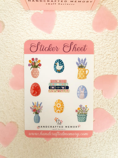 Easter Bloom Sticker Sheet