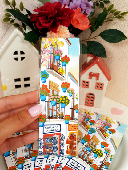 Flowers Street Traditional Bookmark