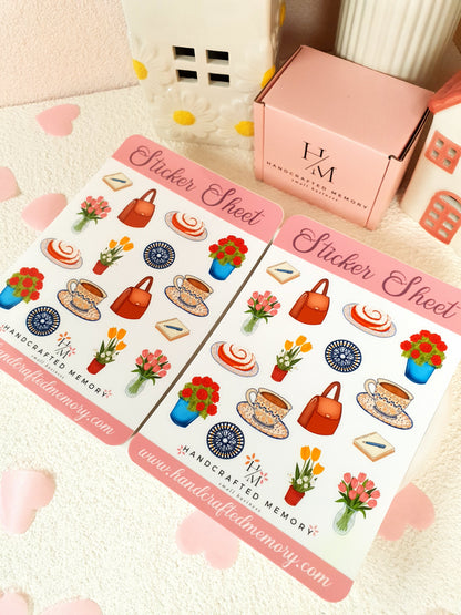 Córdoba in Morning Sticker Sheet