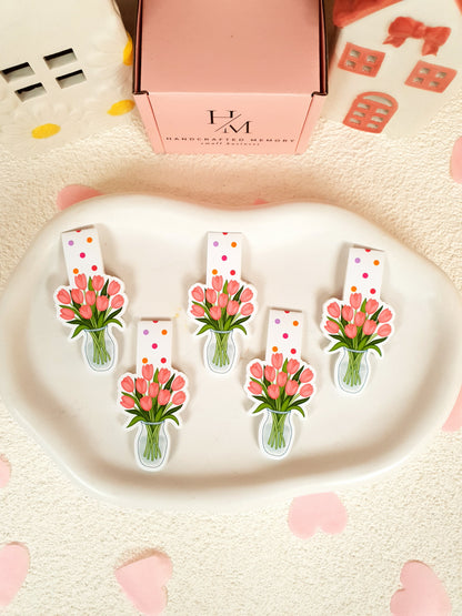 Tulips Magnetic Bookmark