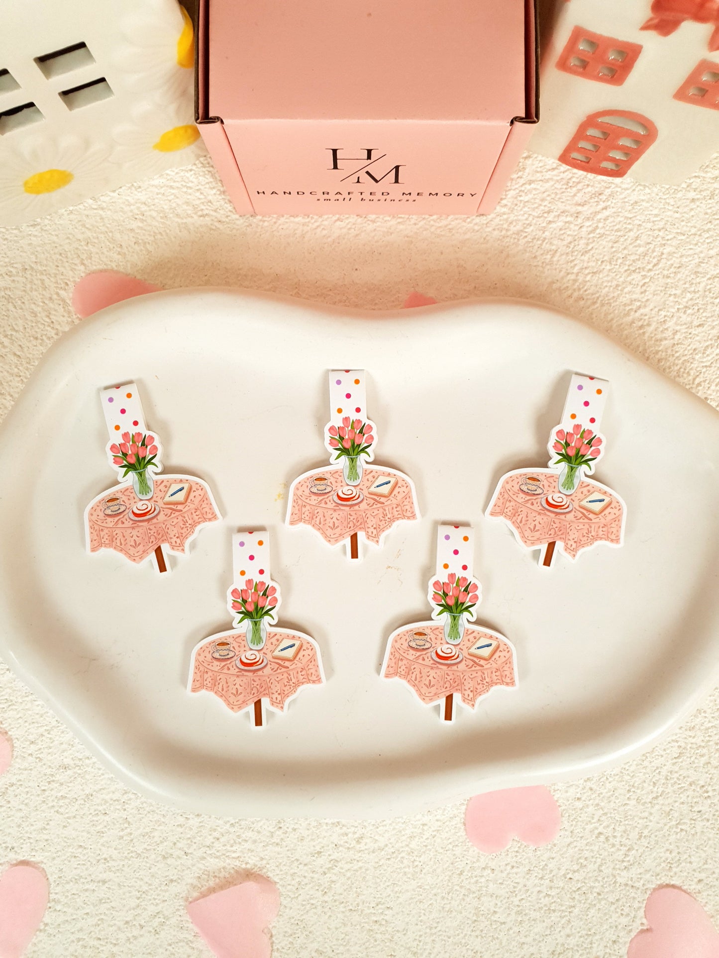 Breakfast Table Magnetic Bookmark