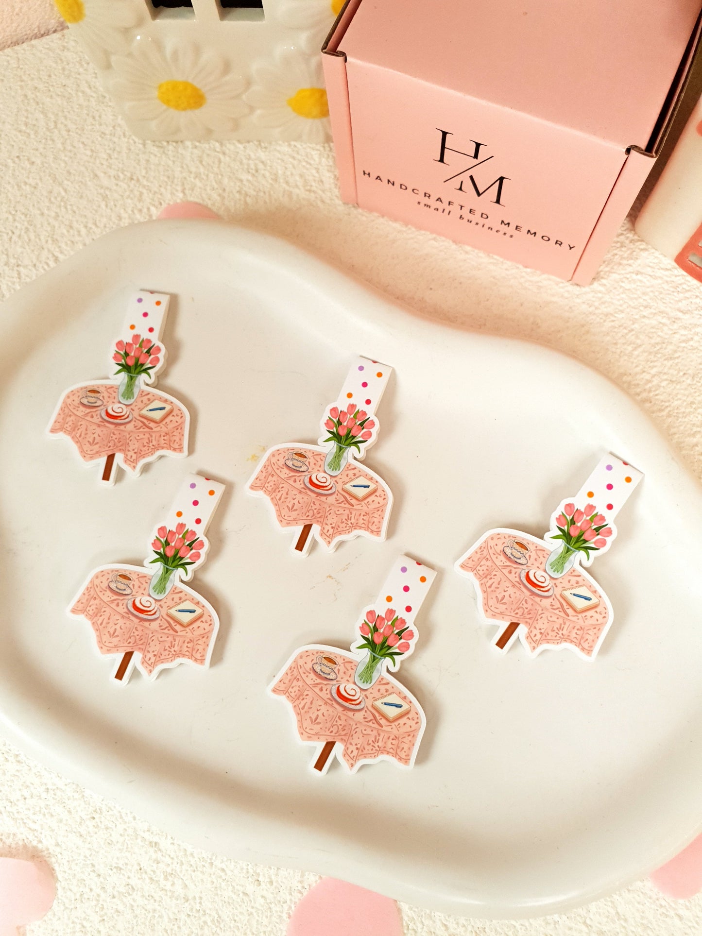 Breakfast Table Magnetic Bookmark