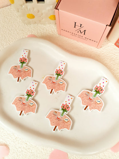 Breakfast Table Magnetic Bookmark