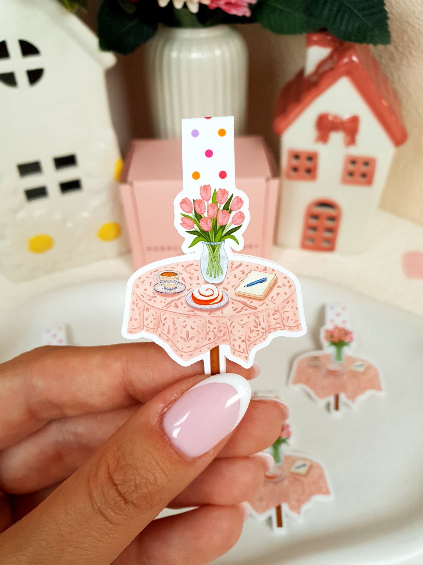 Breakfast Table Magnetic Bookmark