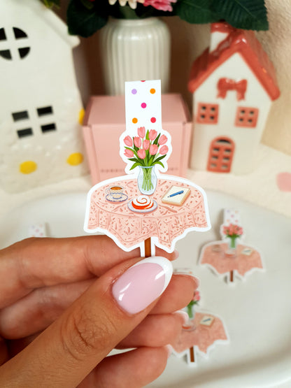Breakfast Table Magnetic Bookmark