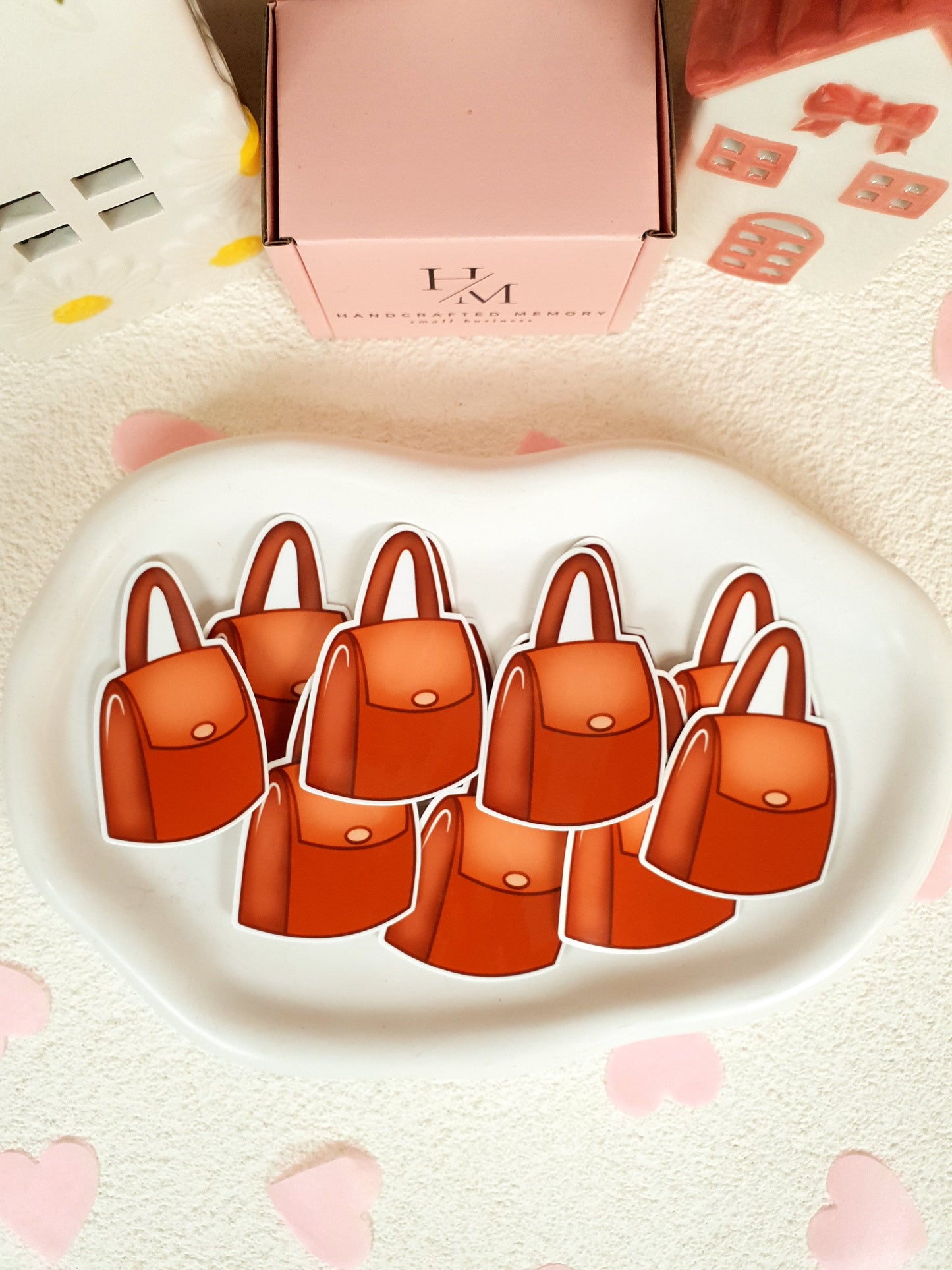 Leather Bag Vinyl Sticker
