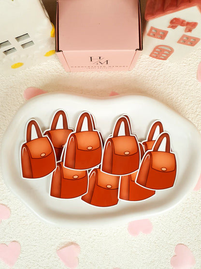 Leather Bag Vinyl Sticker