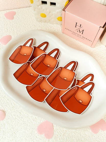 Leather Bag Vinyl Sticker
