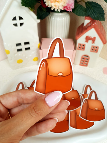 Leather Bag Vinyl Sticker