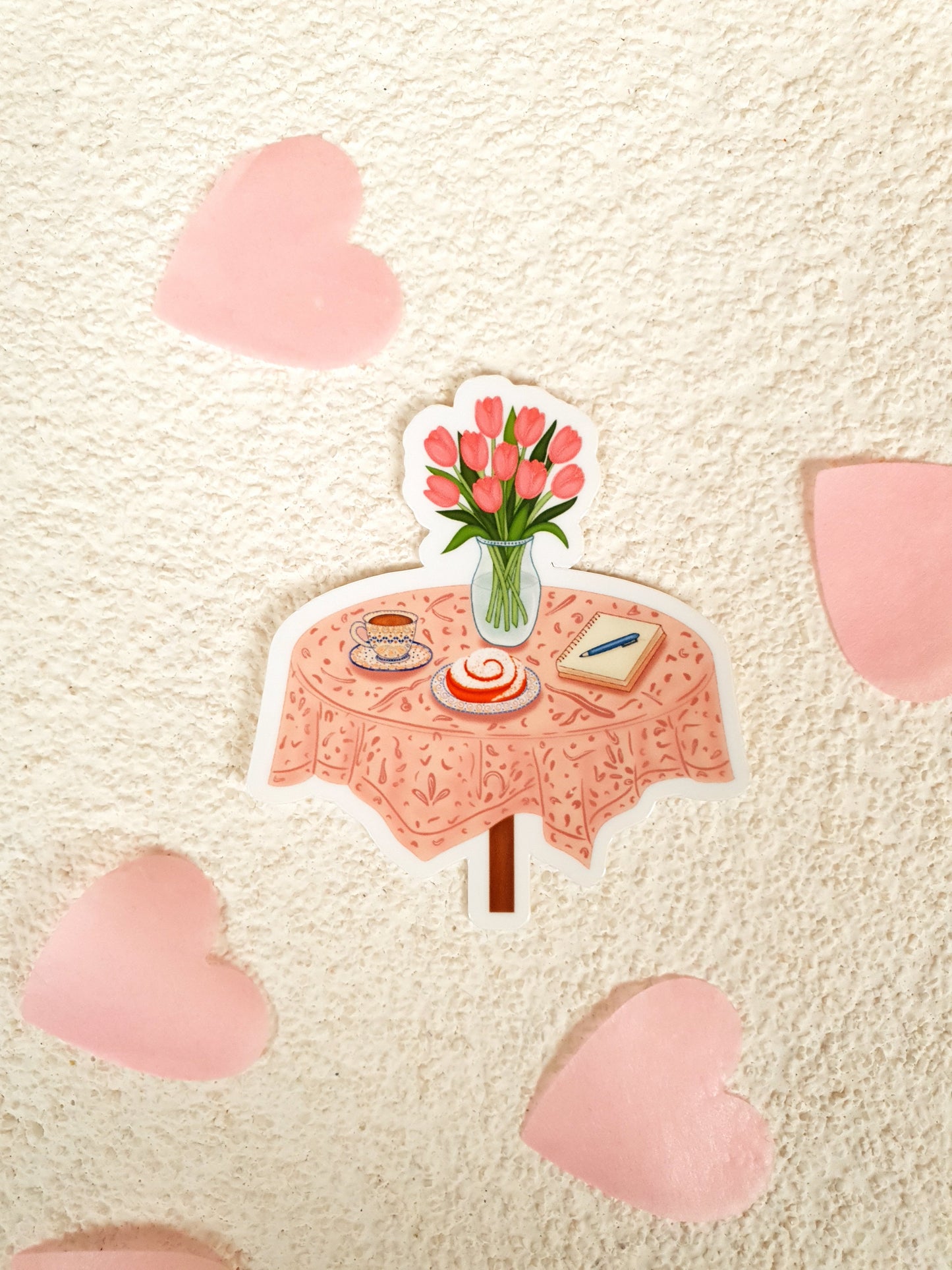 Breakfast Table Vinyl Sticker