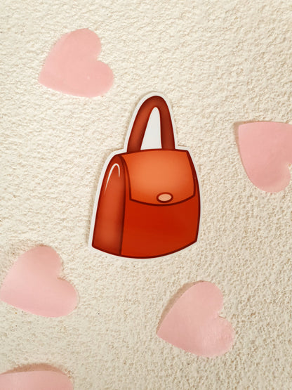 Leather Bag Vinyl Sticker
