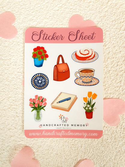 Córdoba in Morning Sticker Sheet