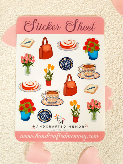 Córdoba in Morning Sticker Sheet