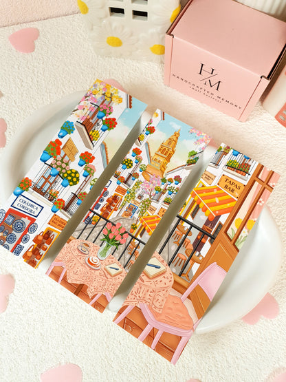 Córdoba in Morning Traditional Bookmark Set