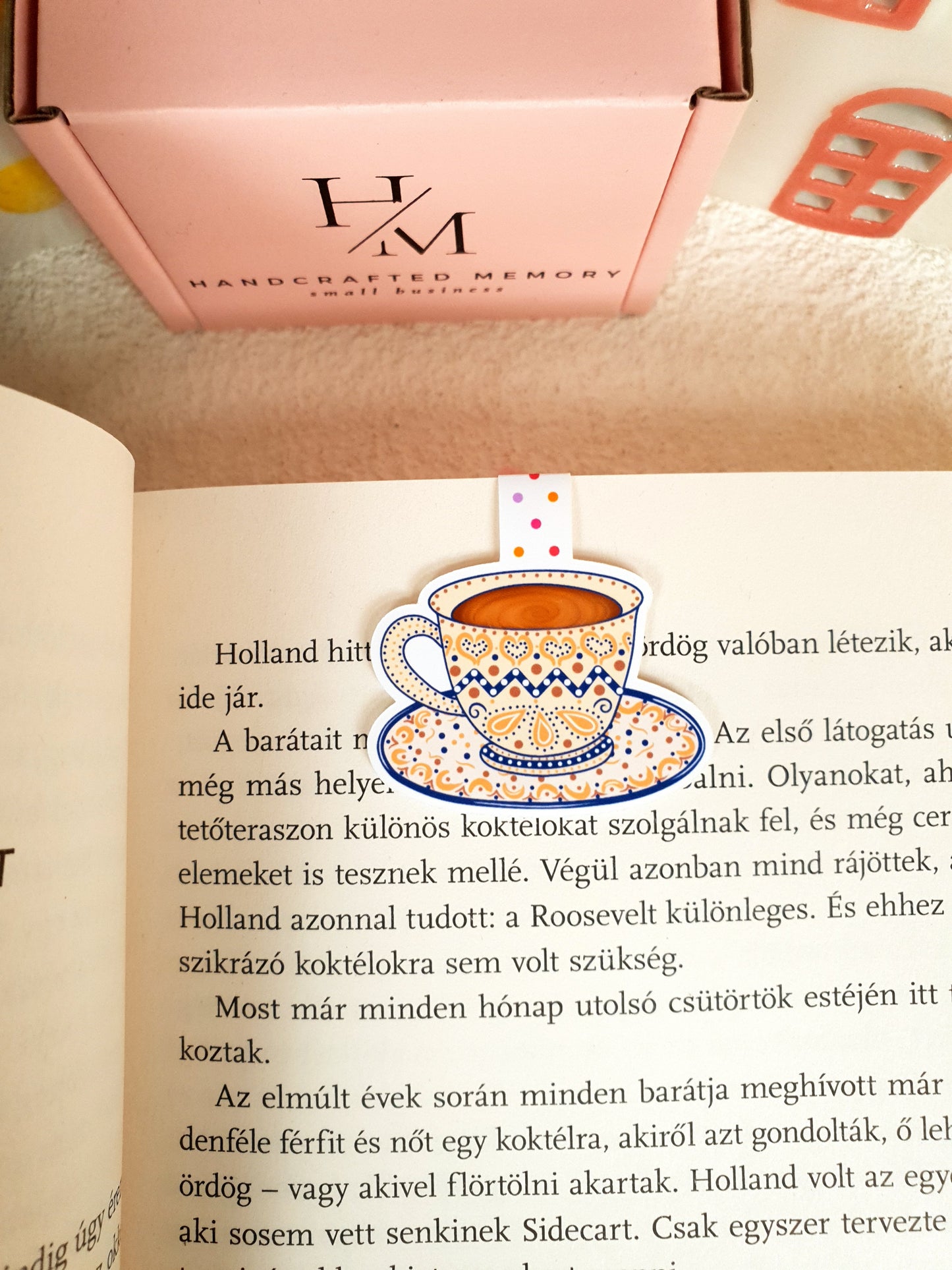Spanish Coffee Magnetic Bookmark