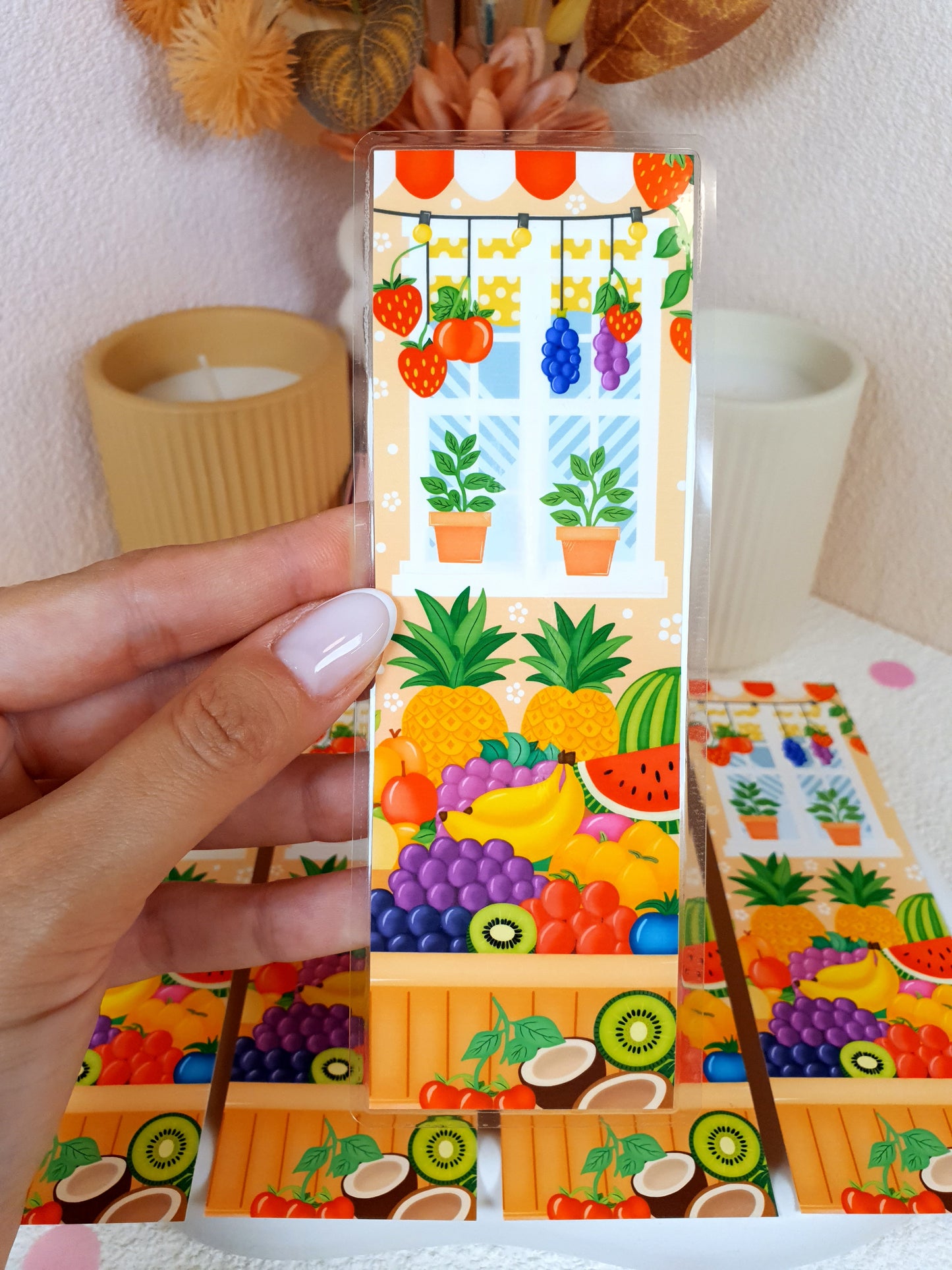 Fruit Stand Traditional Bookmark