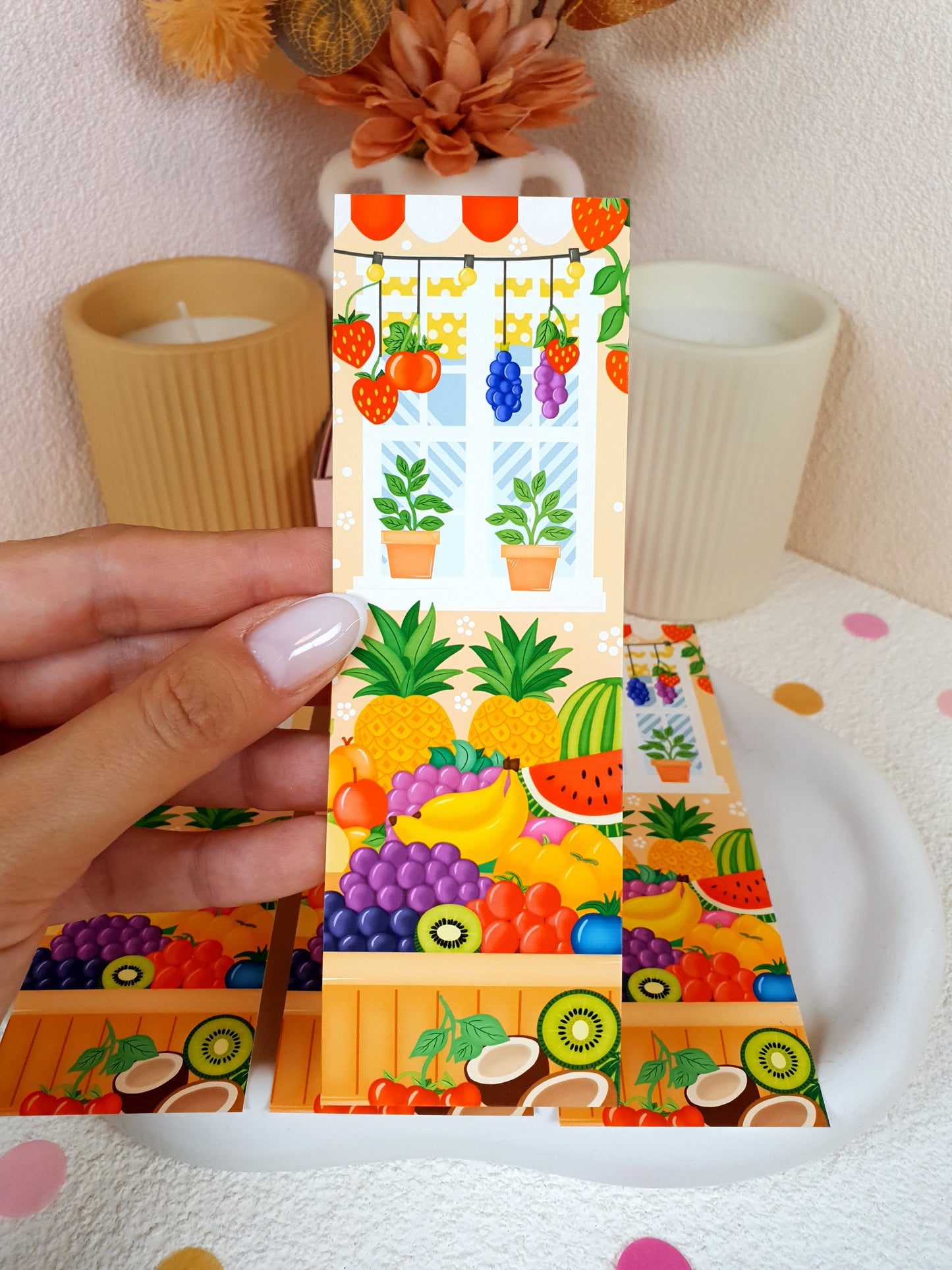 Fruit Stand Traditional Bookmark