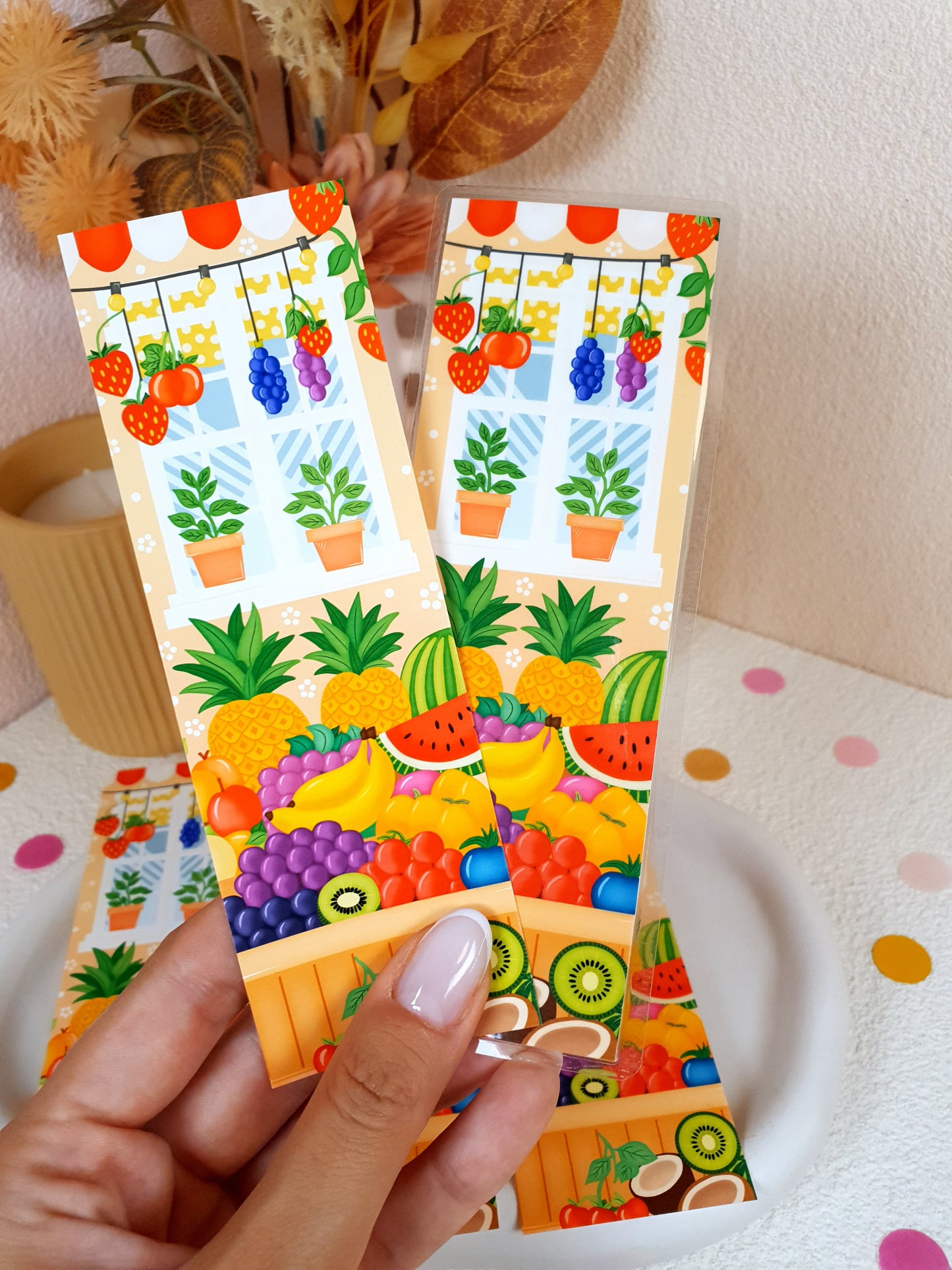 Fruit Stand Traditional Bookmark