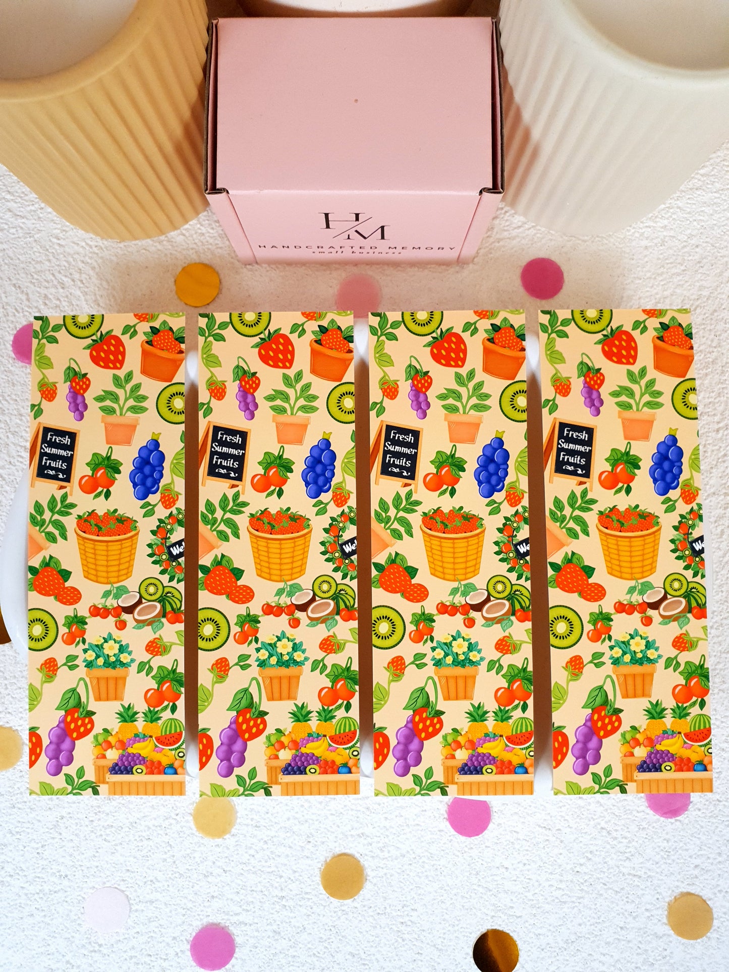 Summer Fruits Traditional Bookmark