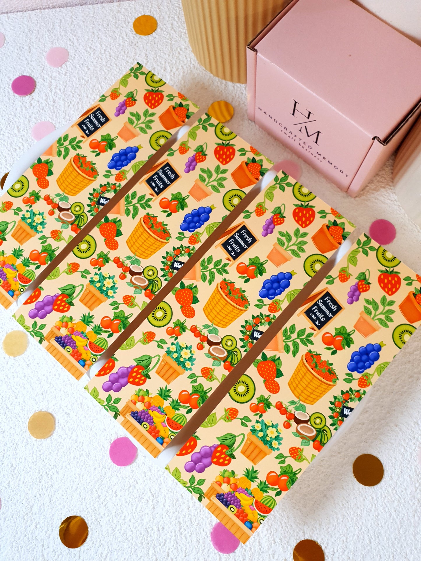 Summer Fruits Traditional Bookmark