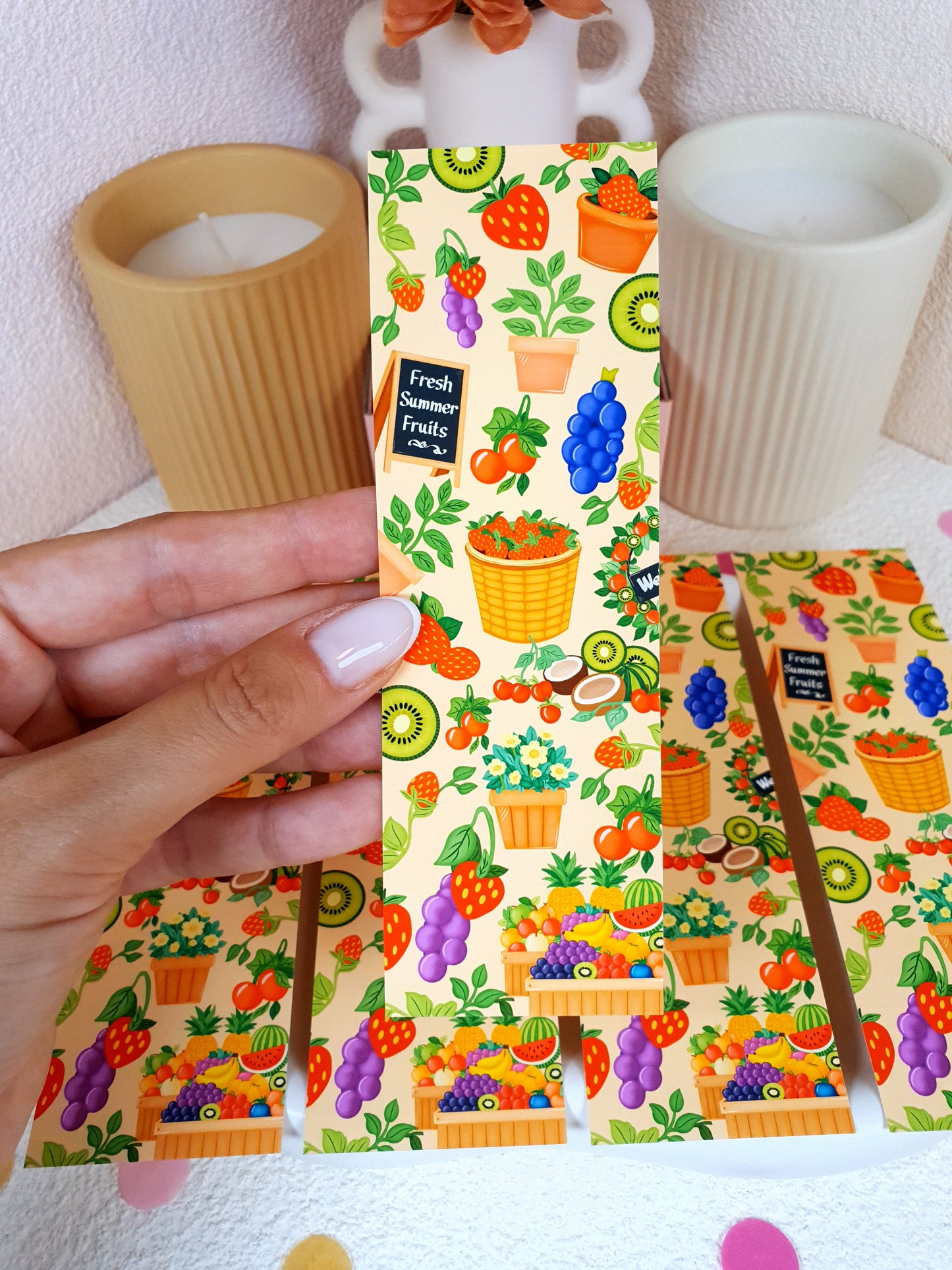 Summer Fruits Traditional Bookmark
