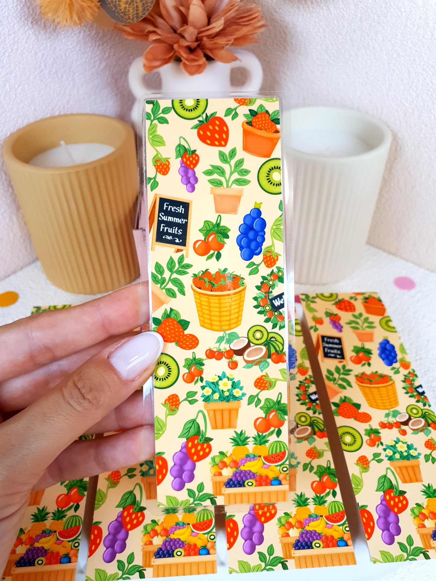 Summer Fruits Traditional Bookmark